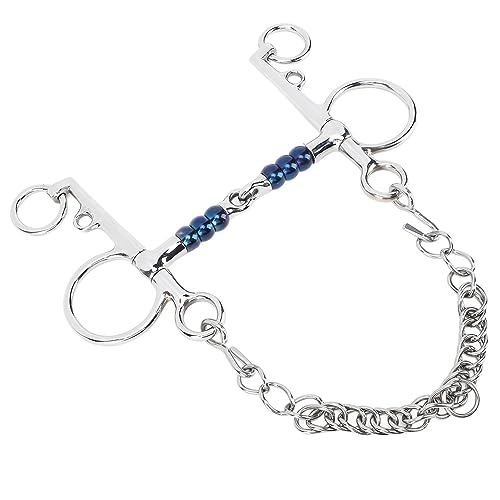 Fockety PFERDEGEGEBISS, 125 Mm Edelstahl Glatte Oberfläche Anti-Biss Design Kauen Maulrolle Rostbeständig Einfache Kontroll Maul Lose Ring Trense für Pür Fockety PFERDEGEGEBISS, 125 Mm Edelstahl Glatte Oberfläche Anti-Biss Design Kauen Maulrolle Rostbeständig Einfache Kontroll Maul Lose Ring Trense für Pür von Fockety