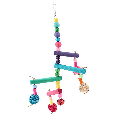 Fockety Schönes langlebiges Papagei-hängendes Schaukelspielzeug, hängendes Spielzeug für Papageien, robust für den Heimgebrauch im Freien Verwenden Sie mittlere und kleine Papageien und Vögel, die von Fockety
