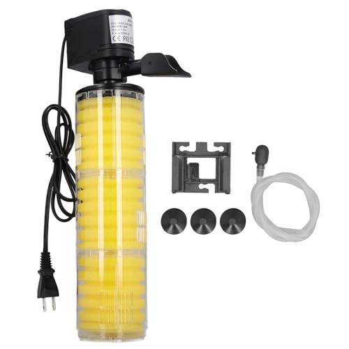 Fockety Tauchbarer Aquariumfilter, Leiser, Effizienter Aquariumfilter mit Fortschrittlichem Filtersystem, Geteiltes Design, Integrierter Sauerstoffverstärker, Geräuscharmer Betrieb (25 W Fockety Tauchbarer Aquariumfilter, Leiser, Effizienter Aquariumfilter mit Fortschrittlichem Filtersystem, Geteiltes Design, Integrierter Sauerstoffverstärker, Geräuscharmer Betrieb (25 W von Fockety