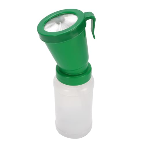 Fockety Zitzen-Dipp-Becher, 300ml Rückflussfrei Nippel Reinigung Desinfektion Zitzengießer Weitmundiges Design Leicht zu reinigen Kunststoff Nippel-Tauchbecher für Kuh Schaf Ziege (Green) von Fockety