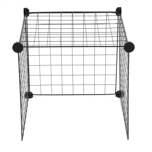 Haustier-Laufstall, Abnehmbares, Langlebiges Eisengeflecht, Tragbarer Laufstall, 12 Paneele, Flexible Montage, Metall-Haustierzaun für Kleine Hunde, Katzen, Kaninchen, für den Haustier-Laufstall, Abnehmbares, Langlebiges Eisengeflecht, Tragbarer Laufstall, 12 Paneele, Flexible Montage, Metall-Haustierzaun für Kleine Hunde, Katzen, Kaninchen, für den von Fockety