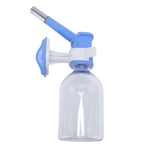 Haustierwasserflasche für Käfigkiste, Große Kapazität Rollende Perlendesign Käfig Wasserflaschen Hängende Hundeflasche Hängende Wasserspender für Welpenkatze Kaninchen (Blue) von Fockety