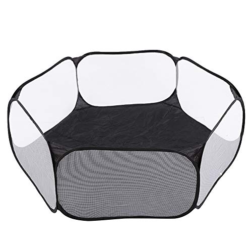 Hochwertiges, Faltbares, Transparentes Mesh-Laufstallzelt für Kleine Haustiere, Tragbarer, Leichter Käfig für Welpen, Katzen, Kaninchen, Drinnen und Draußen, mit Atmungsaktivem Hochwertiges, Faltbares, Transparentes Mesh-Laufstallzelt für Kleine Haustiere, Tragbarer, Leichter Käfig für Welpen, Katzen, Kaninchen, Drinnen und Draußen, mit Atmungsaktivem von Fockety