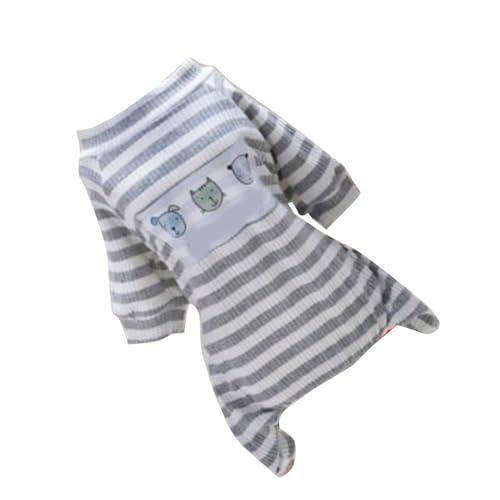 Fockety Hunde-Pyjama, Bequemer Haustier-Overall, Süßer und Hautfreundlicher Einteiler für den Frühling (M) von Fockety
