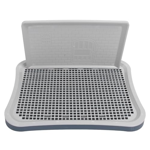 Hundetöpfchen Tablett, 50,8 X 38,1 cm, Haustier Hundetrainings Toilette für den Innenbereich mit Wandsäule, Abnehmbarem Netz, Welpen Hundetöpfchen Tablett PIPI Pad Halter für Hundetöpfchen Tablett, 50,8 X 38,1 cm, Haustier Hundetrainings Toilette für den Innenbereich mit Wandsäule, Abnehmbarem Netz, Welpen Hundetöpfchen Tablett PIPI Pad Halter für von Fockety