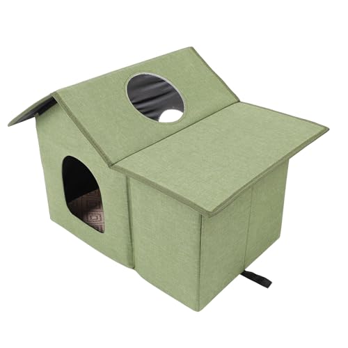 Fockety Katzenhaus, 50 cm, Weiche, Bequeme Katzenbetten für Hauskatzen, Faltbare Große Katzenhöhle für Haustiere, Niedliches Hundehaus, Zwingerbett, Katzenversteck, Extra Breiter Fockety Katzenhaus, 50 cm, Weiche, Bequeme Katzenbetten für Hauskatzen, Faltbare Große Katzenhöhle für Haustiere, Niedliches Hundehaus, Zwingerbett, Katzenversteck, Extra Breiter von Fockety