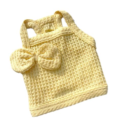 Fockety Kleiner Hundepullover, Strickpullover mit Haustierschleife, Bequem, Modisch, süß für den Alltag (XL) von Fockety