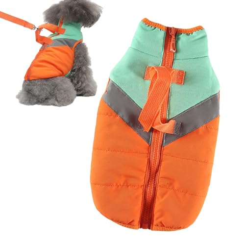 Mit Baumwolle Gefütterte Hundekleidung, Wintermantel für Haustiere, Kälteisolierung, Weiches Futter, Bequem für Outdoor-Aktivitäten (XL) von Fockety