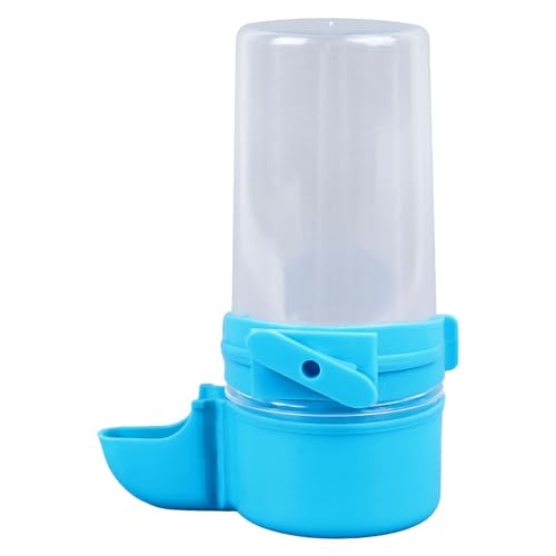 Papageien-Wasserspender, Sicher, Hygienisch, Automatisch, Schmutzabweisend, Kompakt, Verdickter Vogel-Wasserspender, Transparent, für Turteltauben, Sittiche, Wellensittiche (200ML) von Fockety