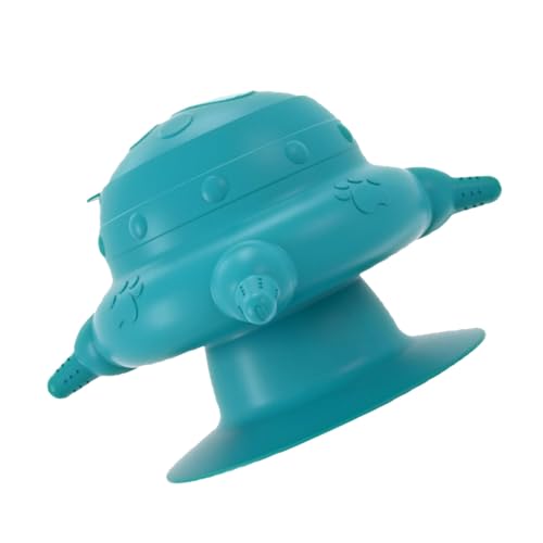 Fockety Welpen-Nippel-Futterspender, 4 Nippel, Kätzchen-Milch-Futterspender, Starker Saugnapf für Welpen für Kleine Haustiere (Navy blau) von Fockety