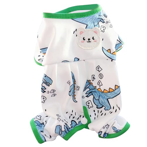 Welpenoverall, Haustierkleidung, 4-beiniges Bauchwickel-Design für Teddy für den Winter (XL) von Fockety