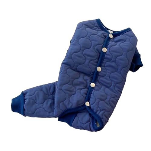 Winter-Hundekleidung, Polyesterstoff, Minimalistischer Stil, 4-beinige Warme Haustierkleidung für den Täglichen Spaziergang oder Ausflug (XS) von Fockety