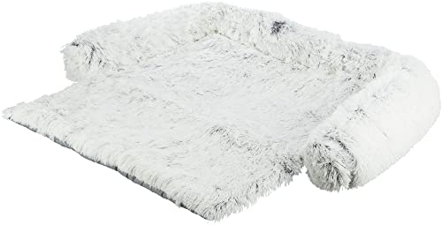 TRIXIE wasserundurchlässige und besonders kuschelige Hundedecke für die Couch Polster-SCHONDECKE Harvey, ECKIG, 90 × 90 cm, WEIß-SCHWARZ mit abnehmbarem, waschmaschinengeeignetem Bezug - 38046 TRIXIE wasserundurchlässige und besonders kuschelige Hundedecke für die Couch Polster-SCHONDECKE Harvey, ECKIG, 90 × 90 cm, WEIß-SCHWARZ mit abnehmbarem, waschmaschinengeeignetem Bezug - 38046 von TRIXIE