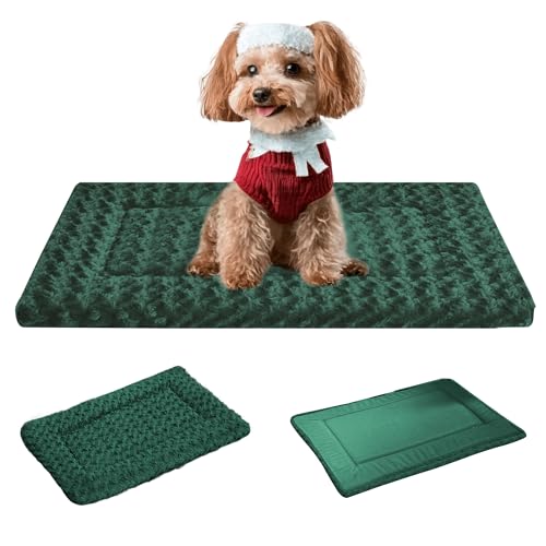 Hundebett-Matte – Hundebox-Pad – wendbare Hundematte für Komfort von Haustieren – weiche Bettkisten-Pads mit doppelseitigem Design für alle Jahreszeiten – langlebige, maschinenwaschbare Hundematte für Hundebett-Matte – Hundebox-Pad – wendbare Hundematte für Komfort von Haustieren – weiche Bettkisten-Pads mit doppelseitigem Design für alle Jahreszeiten – langlebige, maschinenwaschbare Hundematte für von Fogkiss