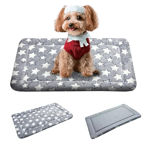 Hundebett-Matte – Hundebox-Pad – wendbare Hundematte für Komfort von Haustieren – weiche Bettkisten-Pads mit doppelseitigem Design für alle Jahreszeiten – langlebige, maschinenwaschbare Hundematte für Hundebett-Matte – Hundebox-Pad – wendbare Hundematte für Komfort von Haustieren – weiche Bettkisten-Pads mit doppelseitigem Design für alle Jahreszeiten – langlebige, maschinenwaschbare Hundematte für von Fogkiss