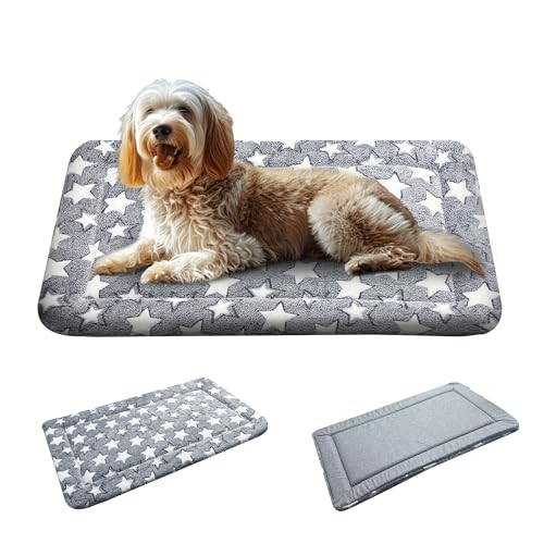 Hundebett-Matte – Hundebox-Pad – wendbare Hundematte für Komfort von Haustieren – weiche Bettkisten-Pads mit doppelseitigem Design für alle Jahreszeiten – langlebige, maschinenwaschbare Hundematte für Hundebett-Matte – Hundebox-Pad – wendbare Hundematte für Komfort von Haustieren – weiche Bettkisten-Pads mit doppelseitigem Design für alle Jahreszeiten – langlebige, maschinenwaschbare Hundematte für von Fogkiss