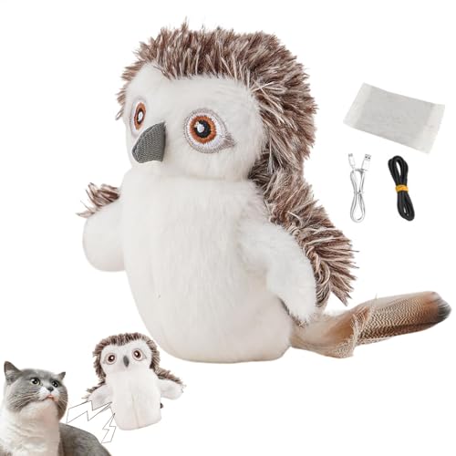 Fogukier Vogelspielzeug für Katzen, Katzenspielzeugvogel, USB -Ladung Catnip Kitten Toys Interactive Pet Games, Realistische Simulationsvogel -Stofftiere für Haustiergeschäfte Fogukier Vogelspielzeug für Katzen, Katzenspielzeugvogel, USB -Ladung Catnip Kitten Toys Interactive Pet Games, Realistische Simulationsvogel -Stofftiere für Haustiergeschäfte von Fogukier