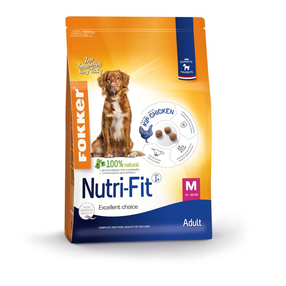 Fokker Adult Medium Nutri-Fit Hundefutter - Doppelpack: 2 x 13 kg Fokker Adult Medium Nutri-Fit Hundefutter - Doppelpack: 2 x 13 kg von Fokker