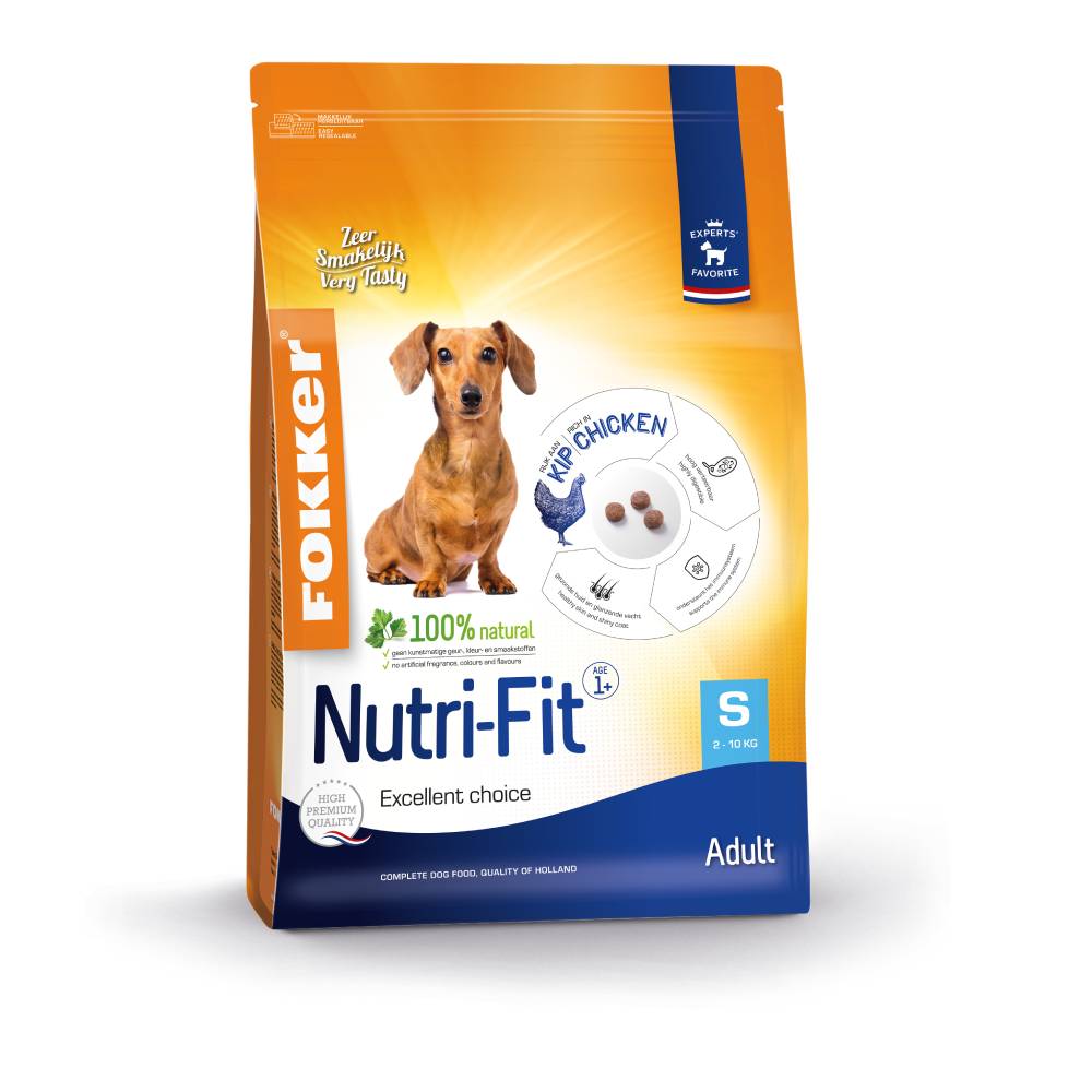 Fokker Adult Small Nutri-Fit Hundefutter - Doppelpack: 2 x 7 kg von Fokker