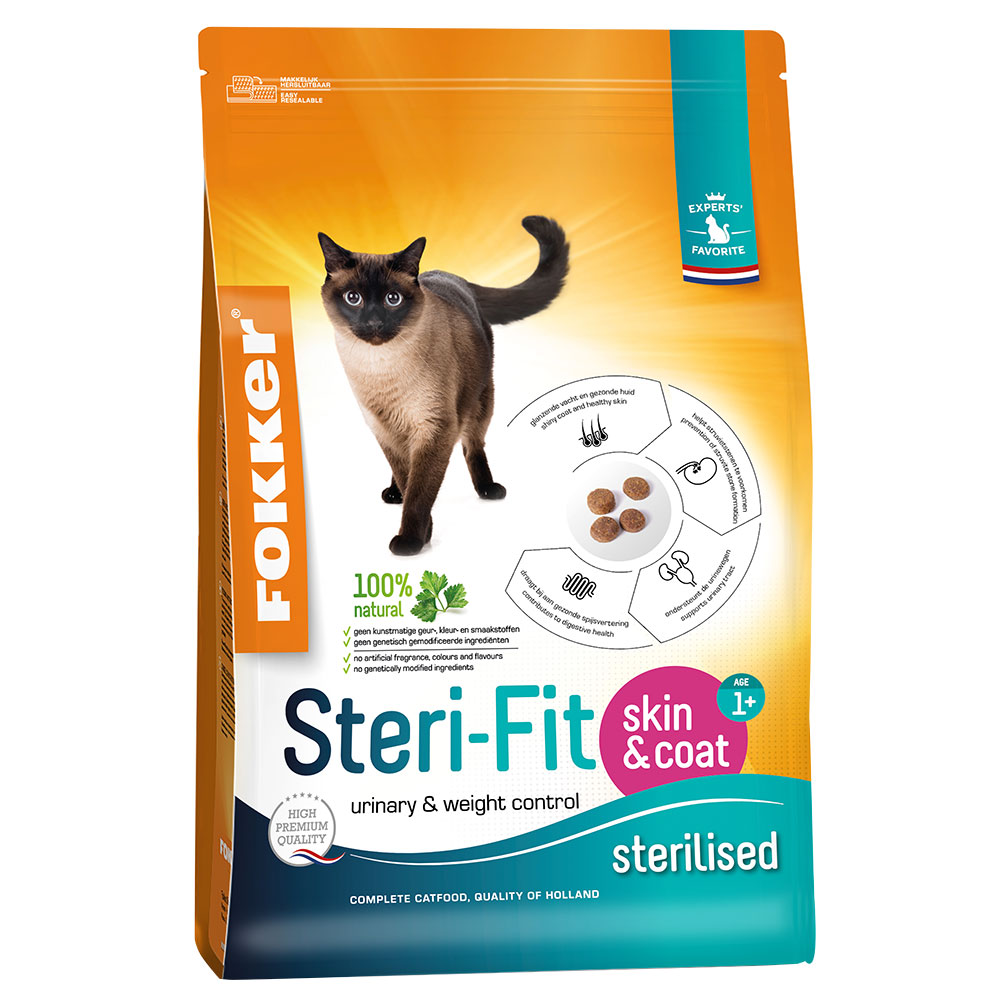 Fokker Cat Steri-Fit Skin & Coat - 10 kg von Fokker