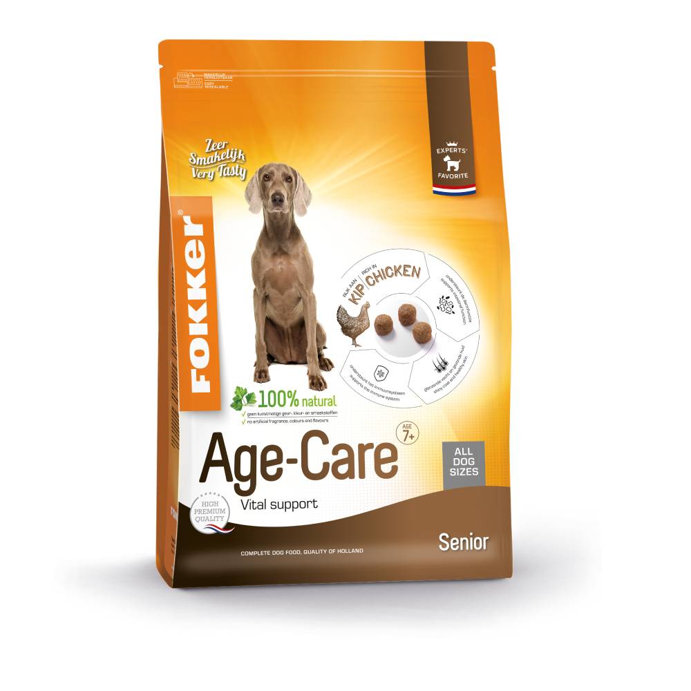 Fokker Senior Age-Care Hundefutter - Doppelpack: 2 x 13 kg von Fokker