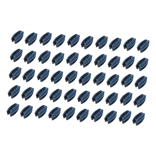 Folpus 50Pcs Elektrische Zaun Isolator Post Enden Termine Fitting Vielseitig Fechten Zubehör, Schwarz von Folpus
