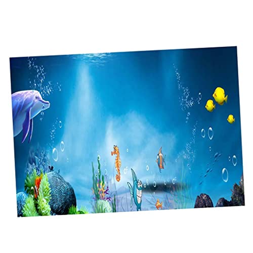 Folpus Aquarium Hintergrund Single (tropisch), Delphin, L von Folpus