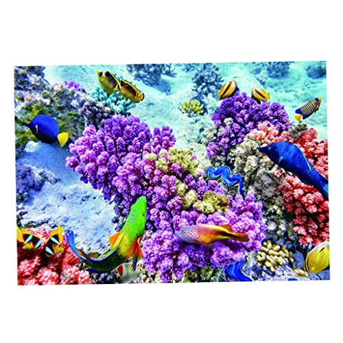 Folpus Aquarium Hintergrund Single (tropisch), Korallen, L von Folpus