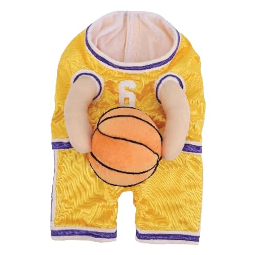 Folpus Basketballspieler-Kostüm für Hunde, Haustierkostüm, Hundekleidung, Verkleidung für Haustier, Geschenk, Festival, Bühnenauftritt, Party, Urlaub, Gelb, M Folpus Basketballspieler-Kostüm für Hunde, Haustierkostüm, Hundekleidung, Verkleidung für Haustier, Geschenk, Festival, Bühnenauftritt, Party, Urlaub, Gelb, M von Folpus