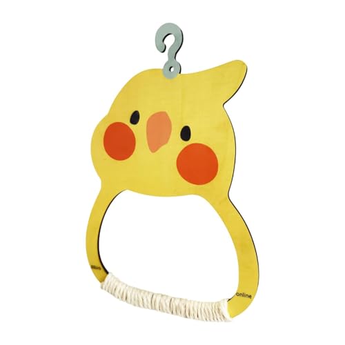 Folpus Bird Swing Toy Bird Barch Stand Swing -Käfighängespielzeug für kleine Größe Vögel, Weißes Seil Folpus Bird Swing Toy Bird Barch Stand Swing -Käfighängespielzeug für kleine Größe Vögel, Weißes Seil von Folpus