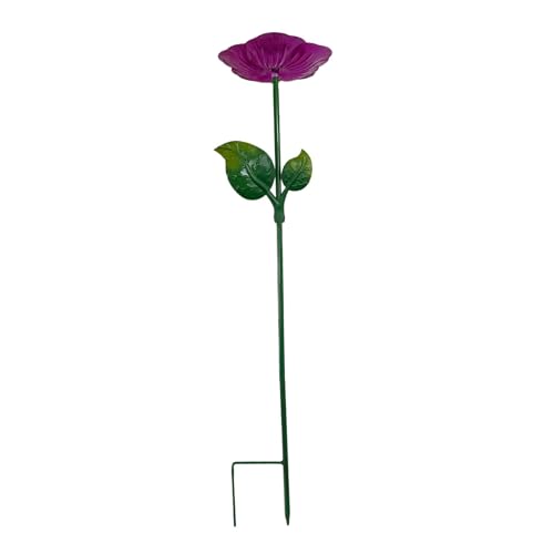 Folpus Blume Feeder Dekorative Garten Stake Feeder Bad für Hof, Lila von Folpus