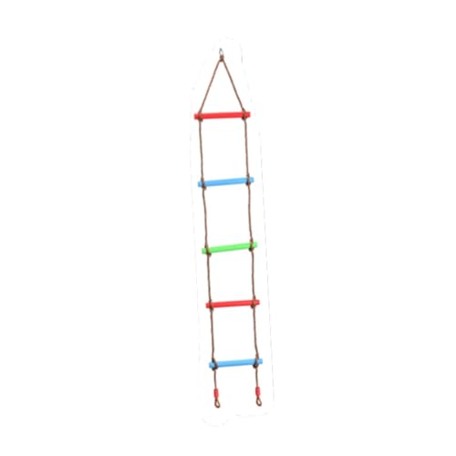 Folpus Bunte Camping-Strickleiter, Hängeleiter, Kletterleiter, Spaß mit 5 Abschnittsgurten für Folpus Bunte Camping-Strickleiter, Hängeleiter, Kletterleiter, Spaß mit 5 Abschnittsgurten für von Folpus
