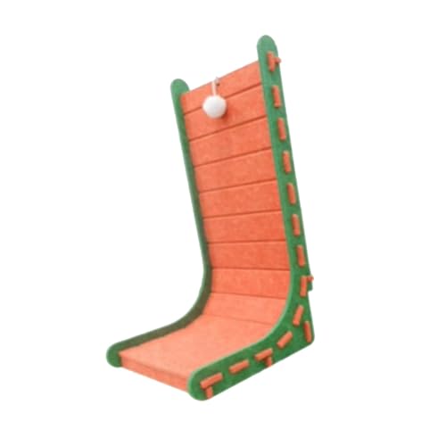 Folpus Cat Scratch Post Schleifklaue L -förmige Tiere Accessoires Scratch Ball präsentiert gefühlte interaktive Spielzeugkratzmatte, Orange, L Folpus Cat Scratch Post Schleifklaue L -förmige Tiere Accessoires Scratch Ball präsentiert gefühlte interaktive Spielzeugkratzmatte, Orange, L von Folpus