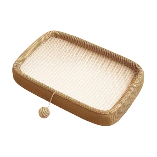 Folpus Cat Scratcher Lounge Katzenkratzbrett mit Spielball Verschleißfestes Sisal-Kratzspielzeug für Hauskatzen Heimtierbedarf Folpus Cat Scratcher Lounge Katzenkratzbrett mit Spielball Verschleißfestes Sisal-Kratzspielzeug für Hauskatzen Heimtierbedarf von Folpus