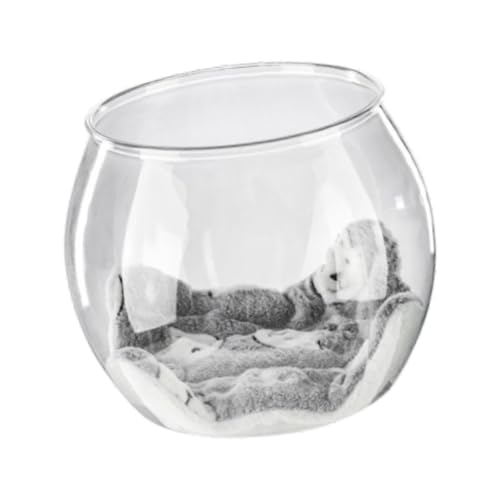 Folpus Durchsichtiges -Katzenbett, Haustierbett für Katzen im Innenbereich, transparentes Haustierzubehör, atmungsaktives Haustier-Schlafbett, mit Decke Folpus Durchsichtiges -Katzenbett, Haustierbett für Katzen im Innenbereich, transparentes Haustierzubehör, atmungsaktives Haustier-Schlafbett, mit Decke von Folpus