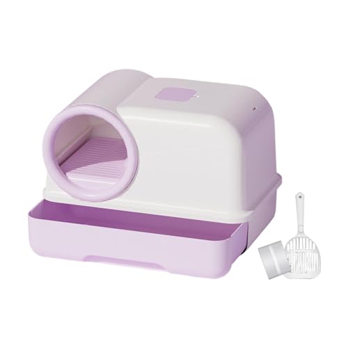 Folpus Geschlossene Katzentoilette, Katzentoilette, Spritzwassergeschützt, Abnehmbarer Fronteinstieg, Kätzchentoilette, Katzentoilette für Hauskatzen, Lila Folpus Geschlossene Katzentoilette, Katzentoilette, Spritzwassergeschützt, Abnehmbarer Fronteinstieg, Kätzchentoilette, Katzentoilette für Hauskatzen, Lila von Folpus