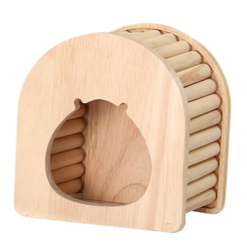 Folpus Hamster-Holzhaus, Versteck, Käfigzubehör, kleine Rennmäuse, Zwerghamsterhütte, Spiel- und Ruhestätte, Lebensraumdekor, Käfigdekor, Erkundungsspielzeug, Kuppel Folpus Hamster-Holzhaus, Versteck, Käfigzubehör, kleine Rennmäuse, Zwerghamsterhütte, Spiel- und Ruhestätte, Lebensraumdekor, Käfigdekor, Erkundungsspielzeug, Kuppel von Folpus