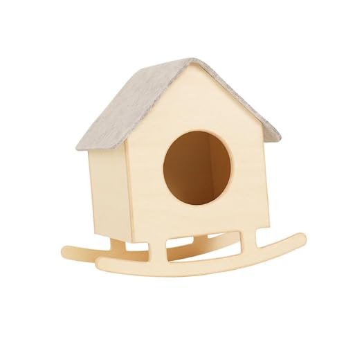 Folpus Hamsterhaus-Erkundungsspielzeug, Hamster-Versteckkäfigzubehör für syrische Hamster von Folpus