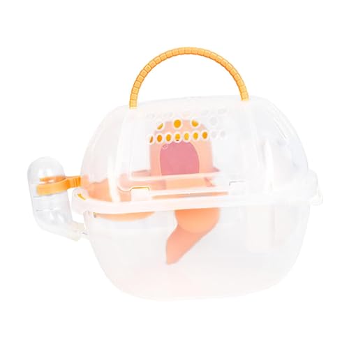 Folpus Hamsterträgerkäfig Kleintiertragetasche Chinchillakäfig Outdoor Mäuse Reisetasche, Orange Folpus Hamsterträgerkäfig Kleintiertragetasche Chinchillakäfig Outdoor Mäuse Reisetasche, Orange von Folpus