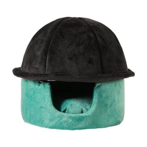 Folpus Hat geformte Katzen Tunnel Bett Katzen Hütte Waschbar verfügbar, GrÜn von Folpus