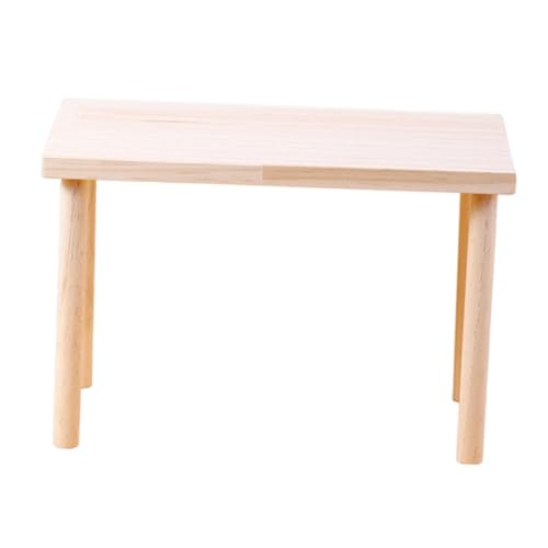 Folpus Hölzerne Hamster-Plattform, stehende Plattform, multifunktionale Hamster-Spielplatz-Lebensraum-Dekoration für Mäuse, kleine Tiere, Lemminge, Quadrat von Folpus