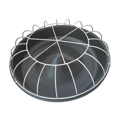 Folpus Hühnerfutterspender, Taubenfutterspender, Futterspender für Vögel, Futtereimer für Enten, Wachteln, Hühner, 20 Löcher von Folpus
