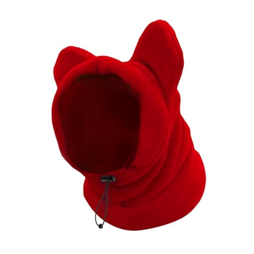 Folpus Hundehaube Wintermütze Ohrenschützer Kostüm Haustier Winterhaube Hüte Hundeohren Abdeckung für mittelgroße bis große Hunde Haustiere Welpen Camping, Rot XL Folpus Hundehaube Wintermütze Ohrenschützer Kostüm Haustier Winterhaube Hüte Hundeohren Abdeckung für mittelgroße bis große Hunde Haustiere Welpen Camping, Rot XL von Folpus