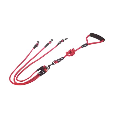 Folpus Hundeleine, Seil, mehrere Hundeleinen, Training, Laufen, stabil, Verstellbarer Hundeleinen-Koppler, Leinen-Splitter für große und mittelgroße Hunde, EIN bis DREI L Folpus Hundeleine, Seil, mehrere Hundeleinen, Training, Laufen, stabil, Verstellbarer Hundeleinen-Koppler, Leinen-Splitter für große und mittelgroße Hunde, EIN bis DREI L von Folpus