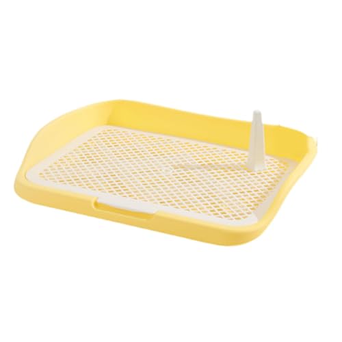Folpus Hundetoilette, Töpfchen, Abnehmbarer Halter für Trainingsunterlagen für Haustiere, Katzentoilette, Netzgitter, Toilette für draußen, Kaninchen, gelber mittlerer Zaun Folpus Hundetoilette, Töpfchen, Abnehmbarer Halter für Trainingsunterlagen für Haustiere, Katzentoilette, Netzgitter, Toilette für draußen, Kaninchen, gelber mittlerer Zaun von Folpus