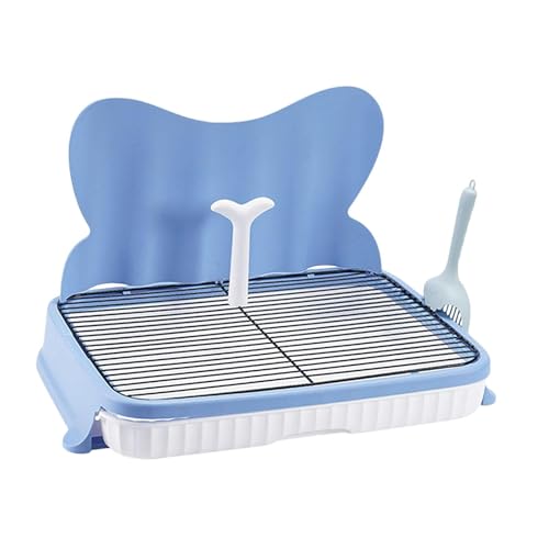 Folpus Hundetoilette mit Harnsäule, leicht zu reinigen, auslaufsicheres Haustier-Töpfchen für kleine und mittelgroße Hunde, 57 cm Blau 18 Mm Folpus Hundetoilette mit Harnsäule, leicht zu reinigen, auslaufsicheres Haustier-Töpfchen für kleine und mittelgroße Hunde, 57 cm Blau 18 Mm von Folpus