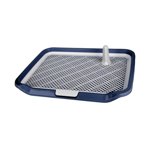 Folpus Hundetoilette mit Netzgitter, niedriger Einstieg, Bequeme Trainingstoilette für Haustiere, Katzentoilette, für drinnen und draußen, Blau Folpus Hundetoilette mit Netzgitter, niedriger Einstieg, Bequeme Trainingstoilette für Haustiere, Katzentoilette, für drinnen und draußen, Blau von Folpus