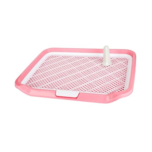 Folpus Hundetoilette mit Netzgitter, niedriger Einstieg, Bequeme Trainingstoilette für Haustiere, Katzentoilette, für drinnen und draußen, Rosa Folpus Hundetoilette mit Netzgitter, niedriger Einstieg, Bequeme Trainingstoilette für Haustiere, Katzentoilette, für drinnen und draußen, Rosa von Folpus
