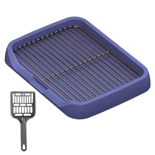 Folpus Hundetoiletten-Töpfchentrainer, Welpen-PIPI-Pad-Halter, Innen-Töpfchentablett für kleine, mittelgroße und große Hunde, Blau Folpus Hundetoiletten-Töpfchentrainer, Welpen-PIPI-Pad-Halter, Innen-Töpfchentablett für kleine, mittelgroße und große Hunde, Blau von Folpus