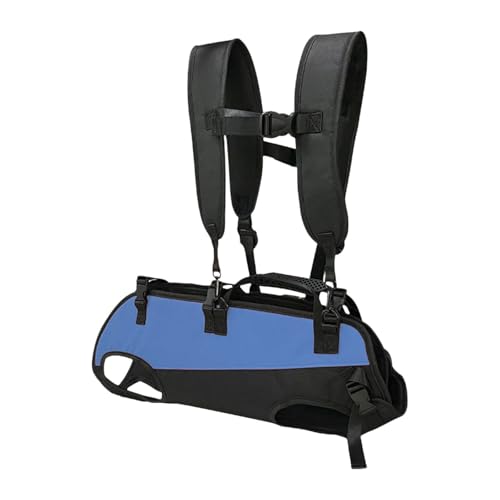 Folpus Hundetragetasche mit Beinen nach außen, doppelte Schultergurte, tragbare Haustiertragetasche, Reisetasche für Reisen, Radfahren, Wandern, Schwarz Blau, m Folpus Hundetragetasche mit Beinen nach außen, doppelte Schultergurte, tragbare Haustiertragetasche, Reisetasche für Reisen, Radfahren, Wandern, Schwarz Blau, m von Folpus